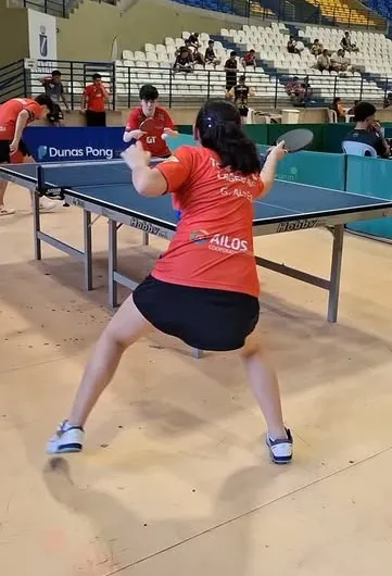 Atleta da ALMESC durante uma partida